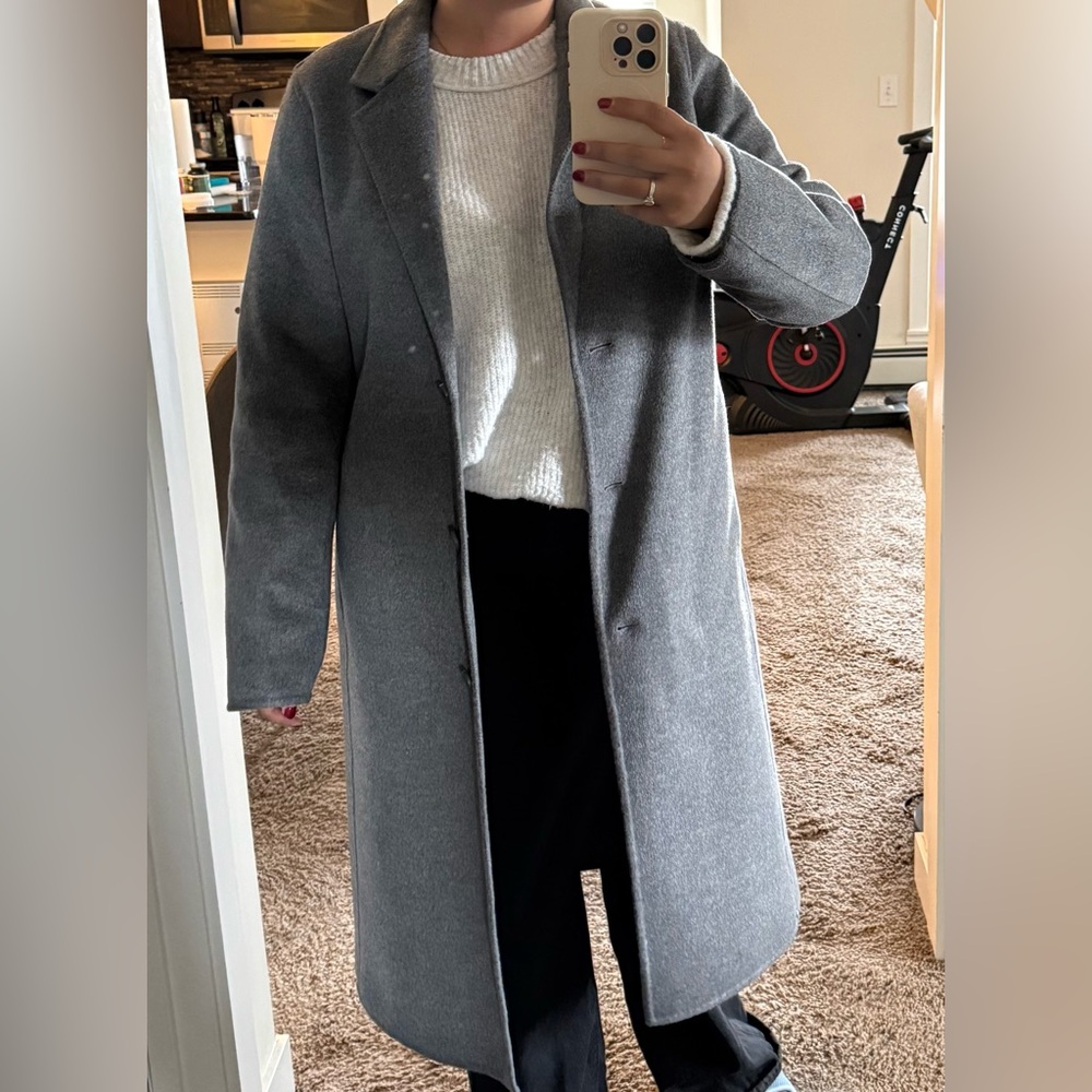 Uniqlo Oversized Gray Coat